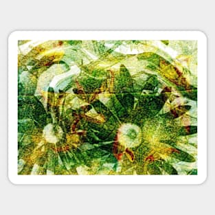 Swirling Flowers Sticker